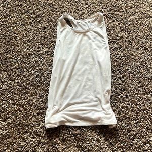 White workout over shirt